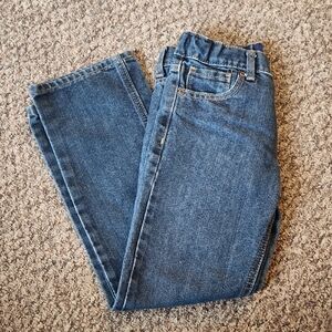 Old Navy Boy's Dark Blue Denim Straight Jeans Size 10
